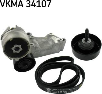 SKF VKMA 34107 - Kit Cinghie Poly-V www.autoricambi360.it