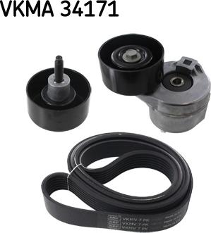 SKF VKMA 34171 - Kit Cinghie Poly-V www.autoricambi360.it