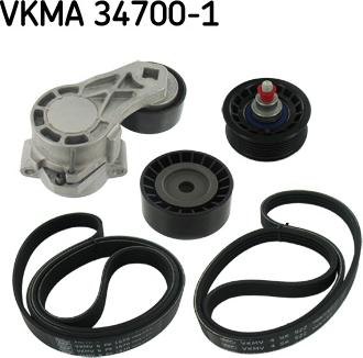 SKF VKMA 34700-1 - Kit Cinghie Poly-V www.autoricambi360.it