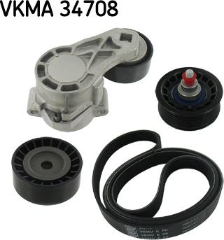 SKF VKMA 34708 - Kit Cinghie Poly-V www.autoricambi360.it