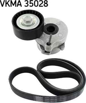 SKF VKMA 35028 - Kit Cinghie Poly-V www.autoricambi360.it