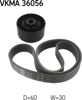 SKF VKMA 36056 - Kit Cinghie Poly-V www.autoricambi360.it