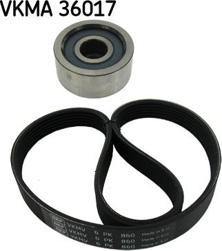 SKF VKMA 36017 - Kit Cinghie Poly-V www.autoricambi360.it