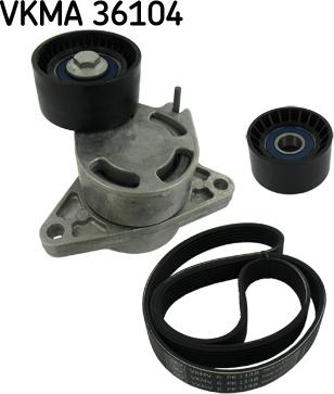 SKF VKMA 36104 - Kit Cinghie Poly-V www.autoricambi360.it