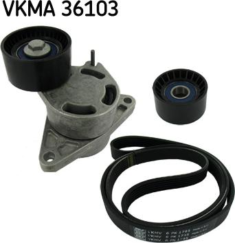 SKF VKMA 36103 - Kit Cinghie Poly-V www.autoricambi360.it