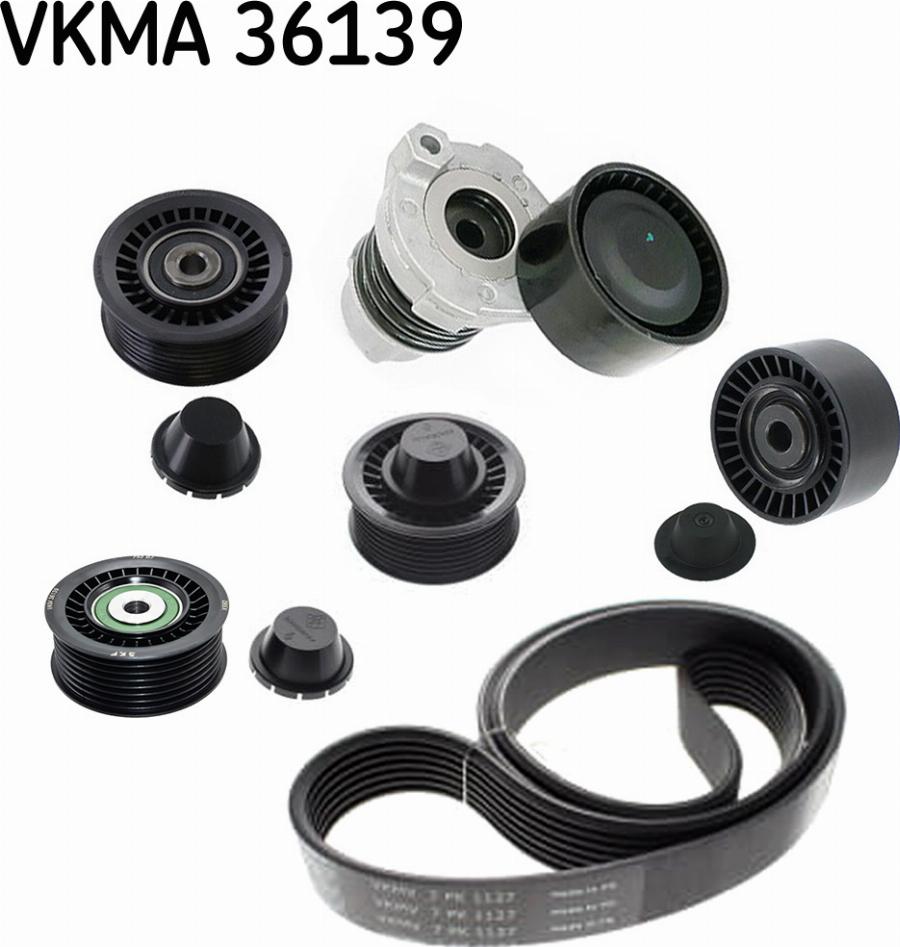 SKF VKMA 36139 - Kit Cinghie Poly-V www.autoricambi360.it