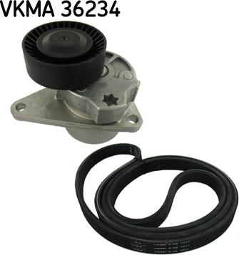 SKF VKMA 36234 - Kit Cinghie Poly-V www.autoricambi360.it