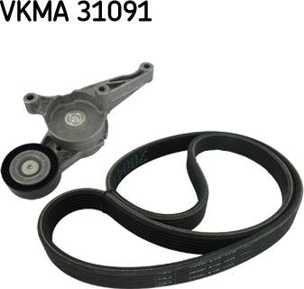 SKF VKMA 31091 - Kit Cinghie Poly-V www.autoricambi360.it