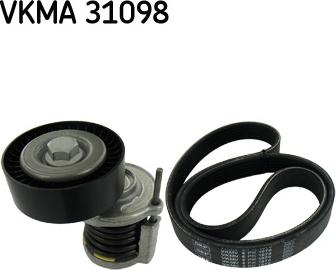SKF VKMA 31098 - Kit Cinghie Poly-V www.autoricambi360.it