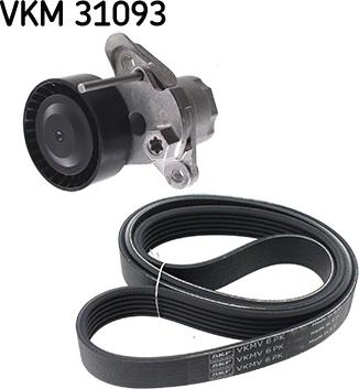 SKF VKMA 31093 - Kit Cinghie Poly-V www.autoricambi360.it