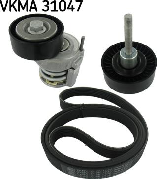 SKF VKMA 31047 - Kit Cinghie Poly-V www.autoricambi360.it