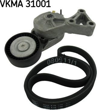 SKF VKMA 31001 - Kit Cinghie Poly-V www.autoricambi360.it