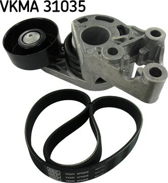 SKF VKMA 31035 - Kit Cinghie Poly-V www.autoricambi360.it
