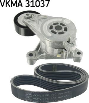 SKF VKMA 31037 - Kit Cinghie Poly-V www.autoricambi360.it