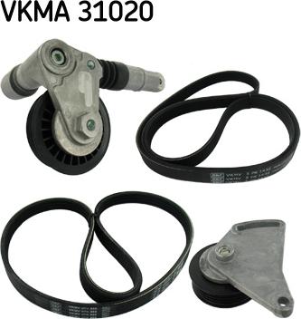 SKF VKMA 31020 - Kit Cinghie Poly-V www.autoricambi360.it