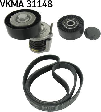 SKF VKMA 31148 - Kit Cinghie Poly-V www.autoricambi360.it