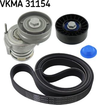 SKF VKMA 31154 - Kit Cinghie Poly-V www.autoricambi360.it
