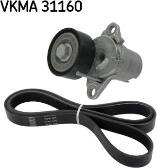 SKF VKMA 31160 - Kit Cinghie Poly-V www.autoricambi360.it