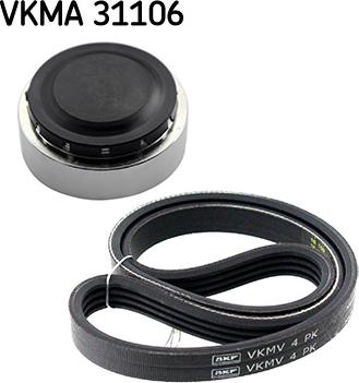 SKF VKMA 31106 - Kit Cinghie Poly-V www.autoricambi360.it