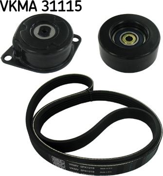 SKF VKMA 31115 - Kit Cinghie Poly-V www.autoricambi360.it