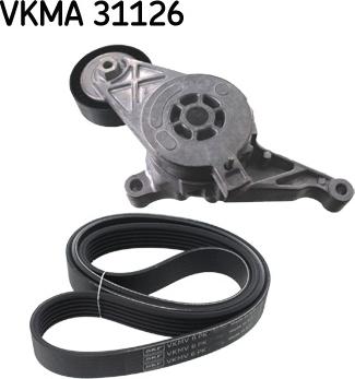 SKF VKMA 31126 - Kit Cinghie Poly-V www.autoricambi360.it