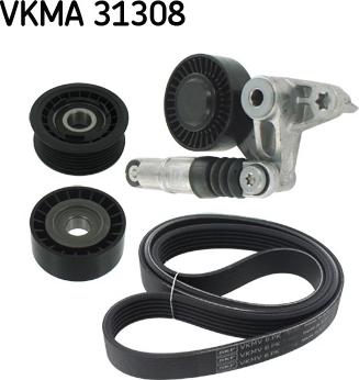 SKF VKMA 31308 - Kit Cinghie Poly-V www.autoricambi360.it