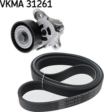 SKF VKMA 31261 - Kit Cinghie Poly-V www.autoricambi360.it