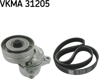 SKF VKMA 31205 - Kit Cinghie Poly-V www.autoricambi360.it