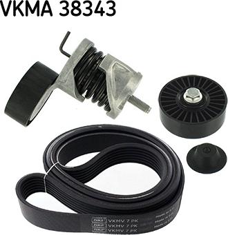 SKF VKMA 38343 - Kit Cinghie Poly-V www.autoricambi360.it