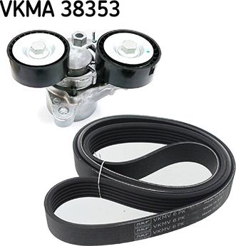 SKF VKMA 38353 - Kit Cinghie Poly-V www.autoricambi360.it