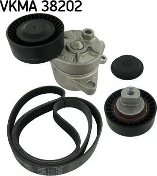 SKF VKMA 38202 - Kit Cinghie Poly-V www.autoricambi360.it