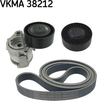 SKF VKMA 38212 - Kit Cinghie Poly-V www.autoricambi360.it