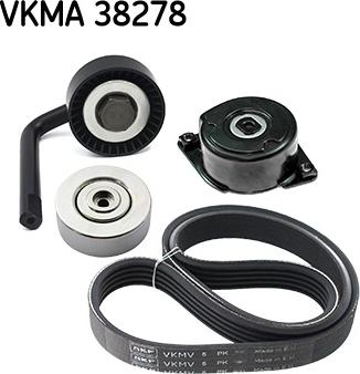 SKF VKMA 38278 - Kit Cinghie Poly-V www.autoricambi360.it