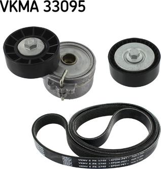 SKF VKMA 33095 - Kit Cinghie Poly-V www.autoricambi360.it
