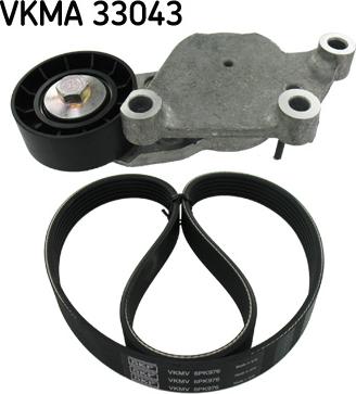 SKF VKMA 33043 - Kit Cinghie Poly-V www.autoricambi360.it