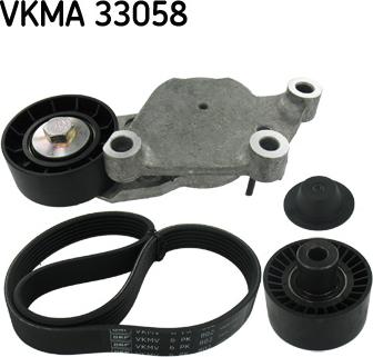 SKF VKMA 33058 - Kit Cinghie Poly-V www.autoricambi360.it