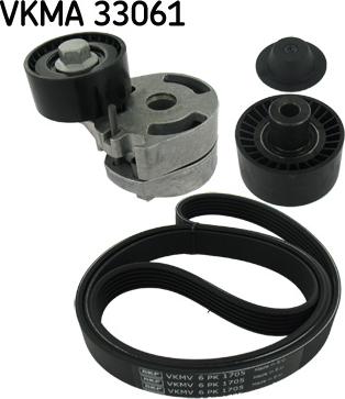 SKF VKMA 33061 - Kit Cinghie Poly-V www.autoricambi360.it