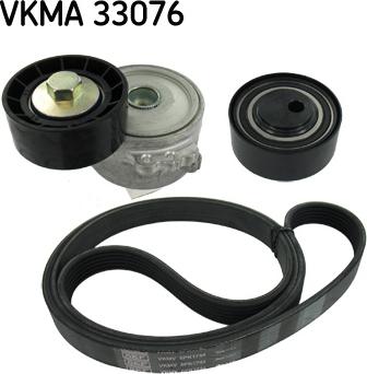 SKF VKMA 33076 - Kit Cinghie Poly-V www.autoricambi360.it