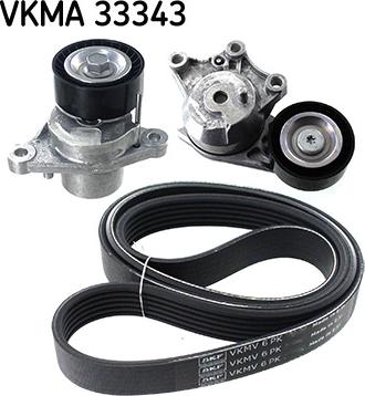 SKF VKMA 33343 - Kit Cinghie Poly-V www.autoricambi360.it