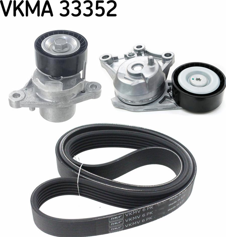 SKF VKMA 33352 - Kit Cinghie Poly-V www.autoricambi360.it