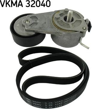SKF VKMA 32040 - Kit Cinghie Poly-V www.autoricambi360.it