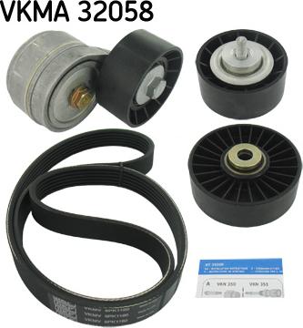 SKF VKMA 32058 - Kit Cinghie Poly-V www.autoricambi360.it