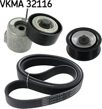 SKF VKMA 32116 - Kit Cinghie Poly-V www.autoricambi360.it