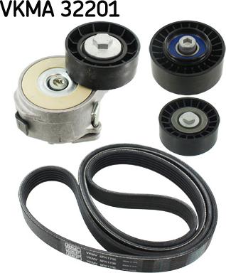 SKF VKMA 32201 - Kit Cinghie Poly-V www.autoricambi360.it