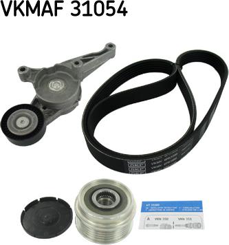 SKF VKMAF 31054 - Kit Cinghie Poly-V www.autoricambi360.it