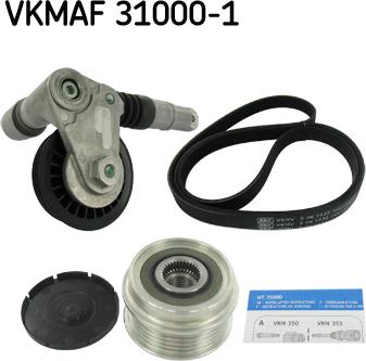 SKF VKMAF 31000-1 - Kit Cinghie Poly-V www.autoricambi360.it