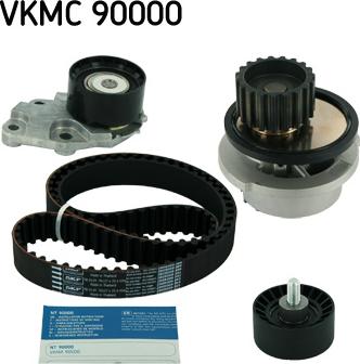 SKF VKMC 90000 - Pompa acqua + Kit cinghie dentate www.autoricambi360.it