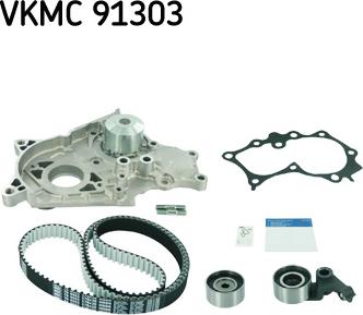 SKF VKMC 91303 - Pompa acqua + Kit cinghie dentate www.autoricambi360.it