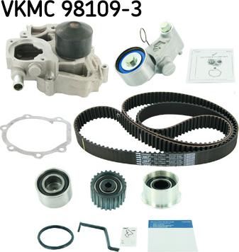SKF VKMC 98109-3 - Pompa acqua + Kit cinghie dentate www.autoricambi360.it