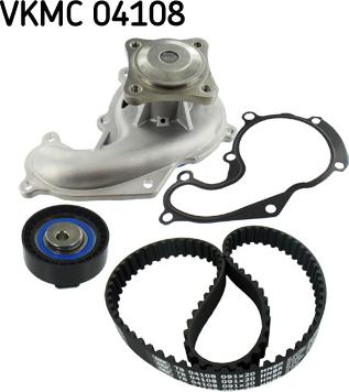 SKF VKMC 04108 - Pompa acqua + Kit cinghie dentate www.autoricambi360.it